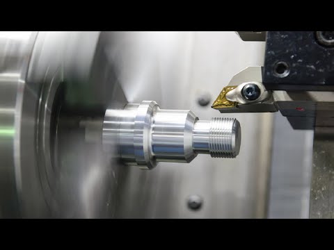 Modern CNC Lathe Turning Machine Working, Amazing CNC Machining Machines