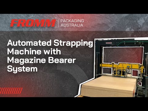 Automated Strapping Machine with Magazine Bearer System