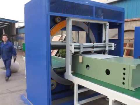 automatic horizontal orbital stretch wrapper for big product and wrapping machine