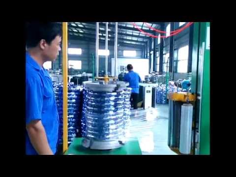 Hose coil,cable coil wrapping machine and pallet wrapper