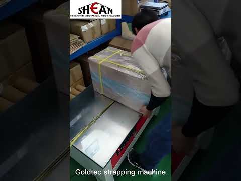 China Plastic Pp Semi Auto Carton Strapping Machine With Two Motor