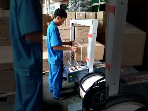 Стреппинг упаковочная машина / semi-automatic strapping machine