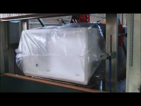 Automatic panel bundle bag packing machine