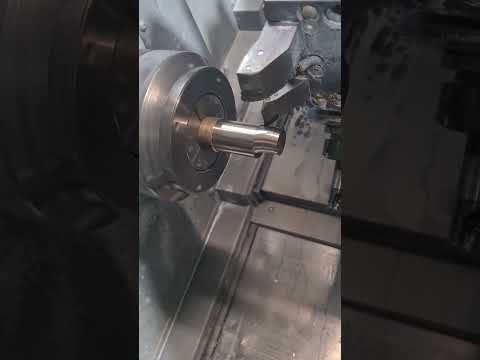Eccentric turning worm. #cnc #turning #lathe #milling #fanuc #dmgmori