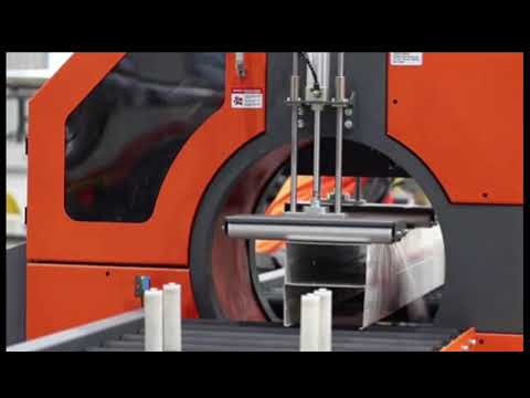 Automatic horizontal stretch wrapper with film wrapping | FHOPE