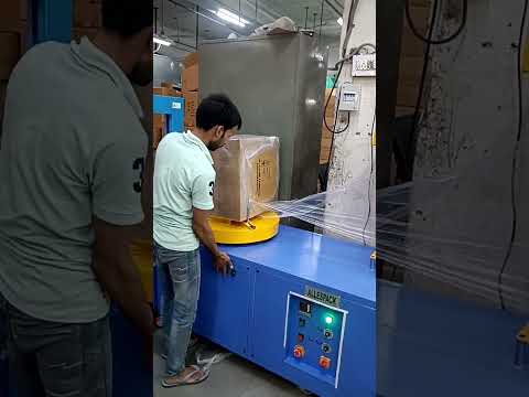 Box wrapping machine +auto strapping machine #viral #box wrapping #strapping