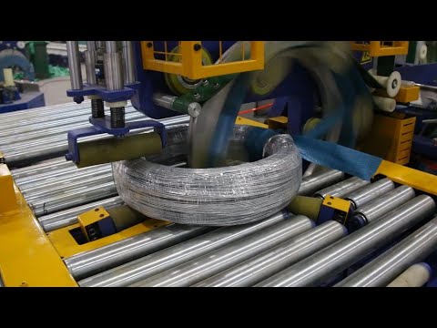 Automatic steel wire packing machine