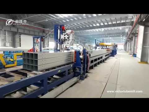 Steel pipe &amp; tube stacking and strapping machine