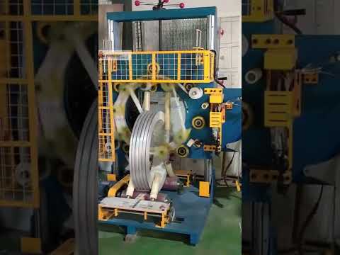 steel coil packing machine video