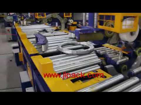Automatic steel wire coil wrapping machine-Shanghai Jinglin