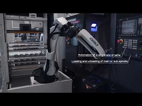 CNC Automation - How can a robot load a CNC turning machine?