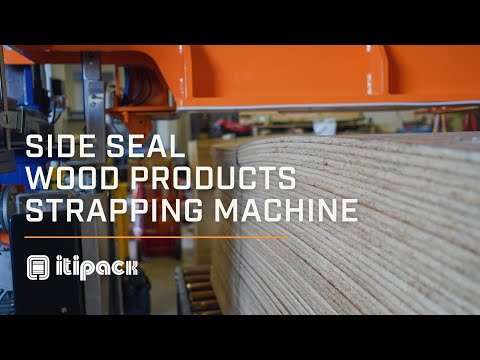 Side Seal Wood Products Strapping Machine - LP Hanceville