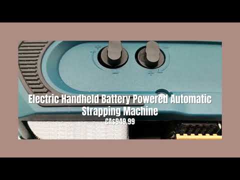 DoorEx Packaging &amp; Shipping - Electric Handheld Battery Powered Automatic Strapping Machine