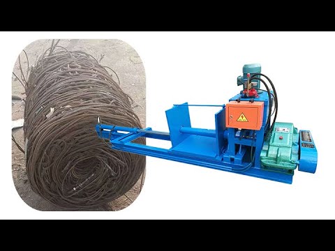 Old iron wire packing machine recycle waste steel wire /pyrolysis wire packing processing machine
