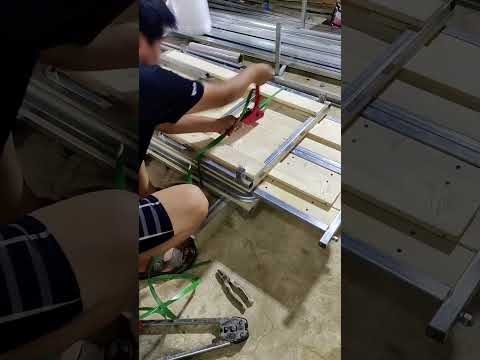 Wood furniture fastening and strapping process- Good tools and machinery make work easy