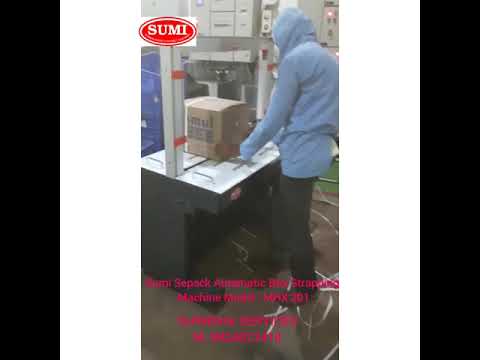 SUMI SEPACK AUTOMATIC BOX STRAPPING MACHINE MODEL:MHX-201