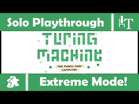 Turing Machine Board Game - Solo Playthrough - Extreme Mode!