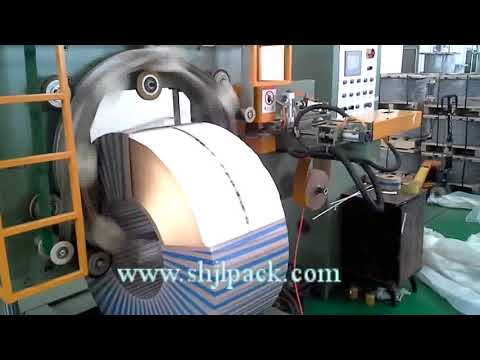 coil packing machine and steel wrapping machine