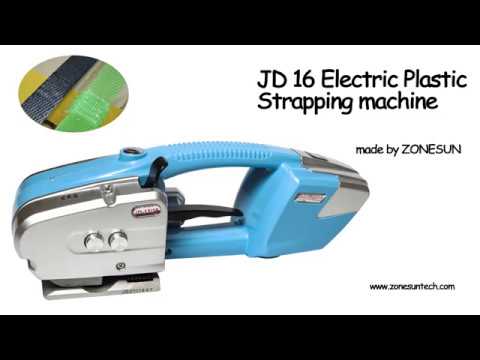 How to use the JD16 Cheapest Battery Power Strapping machine