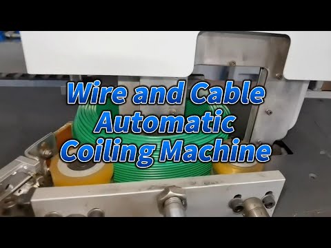 Wire and Cable Automatic Coiling and Strapping Machine