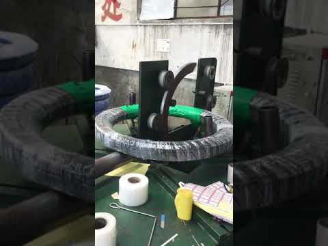 Our automatic packing machine for spring steel wire products
