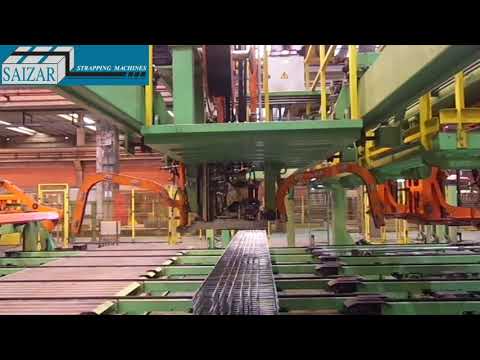 automatic strapping machine for mesh sheet