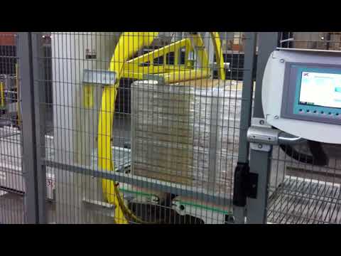 Customized Pallet strapping by Orbital Horizontal Stretch Wrapping Machine