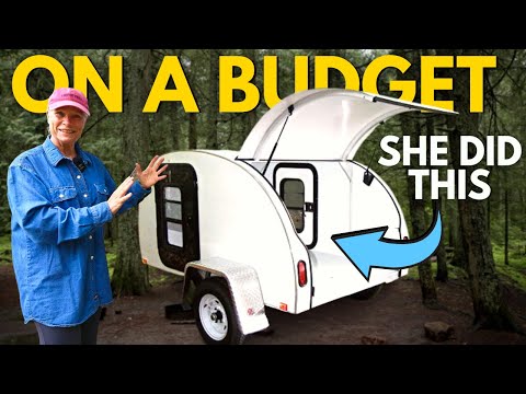 Solo Woman TRANSFORMS Camper Into Cozy Retreat!