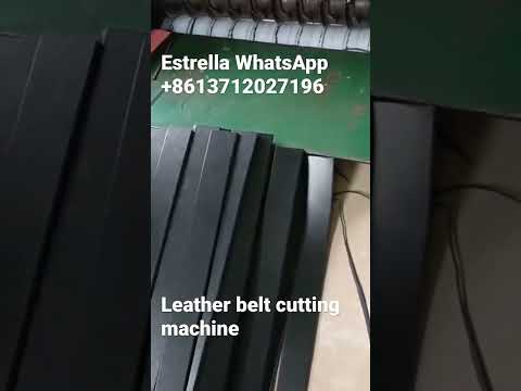 leather belt strap cutting machine for belt factory
