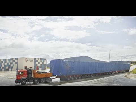 A Wind Turbine Blade Mold&#039;s Journey to Spain | ACCIONA