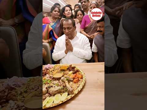 Malla Reddy shocked after seeing big plate Mandi biryani |#mallareddyspeech | #mallareddy