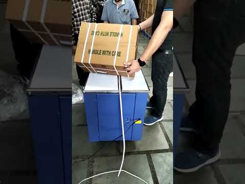 SEMI AUTOMATIC STRAPPING MACHINE NEW INSTALLATION