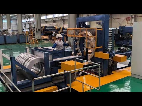 Ecomonic type slitting coil packing line in good price