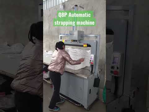 Q8P Automatic strapping machine with top press