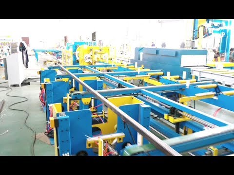 aluminum profile packing line with tape banding machine