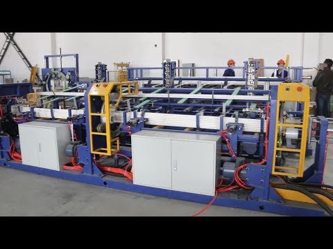 Pipe bundling and packing machine | Automatic pipe bundle making and banding machine