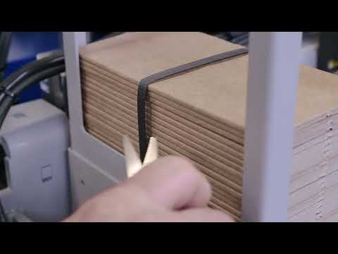 KOV-111-16 | Vertical strapping machine with moveable sealing unit