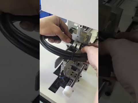 Tabletop semi auto cable strapping machine