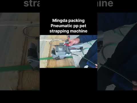 16-19 mm 19-25mm pp pet strap pneumatic plastic strapping machine