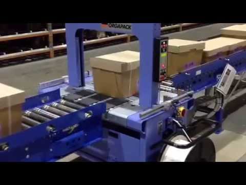 Orgapack OR-M 550 Fully Automatic Strapping Machine installed by Strap and Wrap IPS