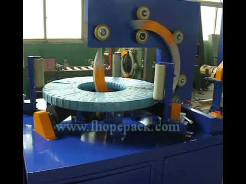 bearing packing machine and copper tube coil wrapping machine