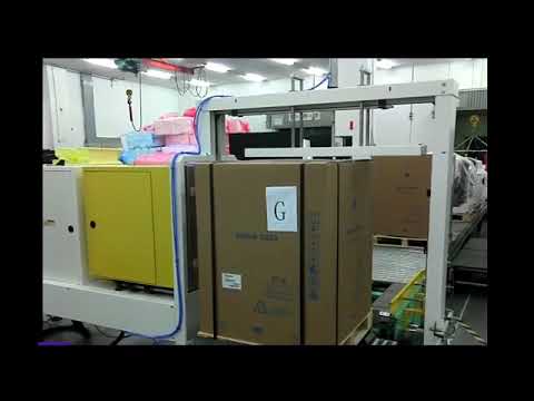 AUTOMATIC PALLET STRAPPING MACHINE