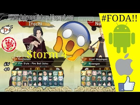 Saiu !!! Naruto Ultimate Ninja Storm 4 Para Android e IOS Emulador (PPSSPP TUTORIAL) Como Instalar?