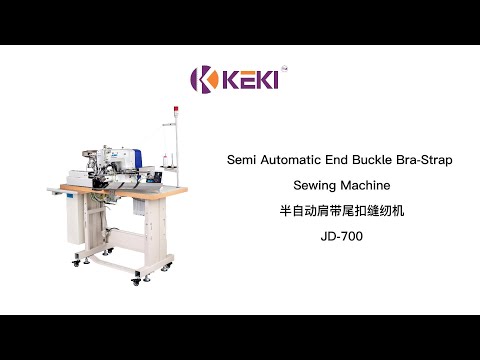 Semi Automatic End Buckle Bra-Strap Sewing Machine JD 700