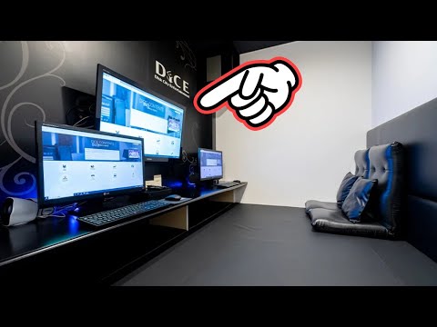 Stay 24 hours in VIP Capsule Room at Internet Cafe 😪📚🖥 Sapporo, Hokkaido, Japan🇯🇵 札幌 インターネットカフェ DiCE