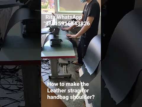 Leather strap cutting machine for handbag should strap