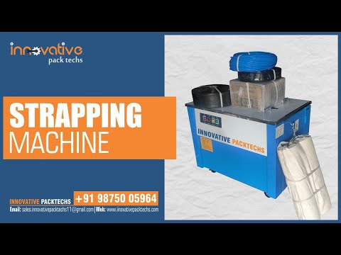 Automatic strapping machine| box strapping machine | strapping machine| box par patti kaise lagaye