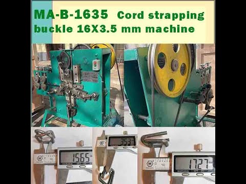 MA B 16X3 5 Cord strapping buckle 16X3 5 mm machine (strap-seal-machine.com） (WA:+8618621323471)