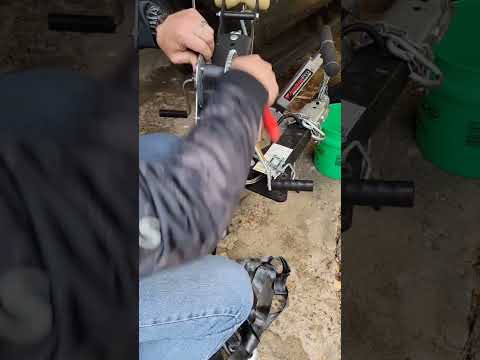 PT 2 Changing my boat trailer winch strap! #diy #boat #boating #fishing #lakeerie #walleyefishing
