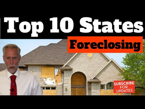 Top 10 States - With Foreclosures
